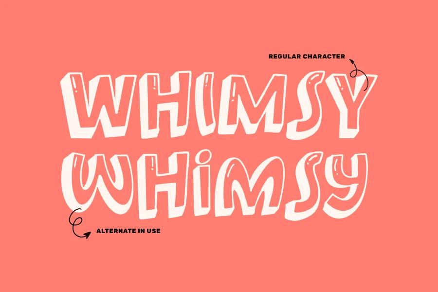 Gummy Twist Font preview 4