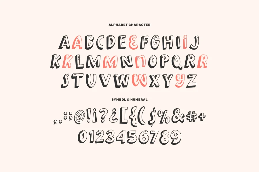 Gummy Twist Font preview 5