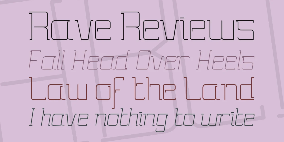Gutsy Font Family preview 2