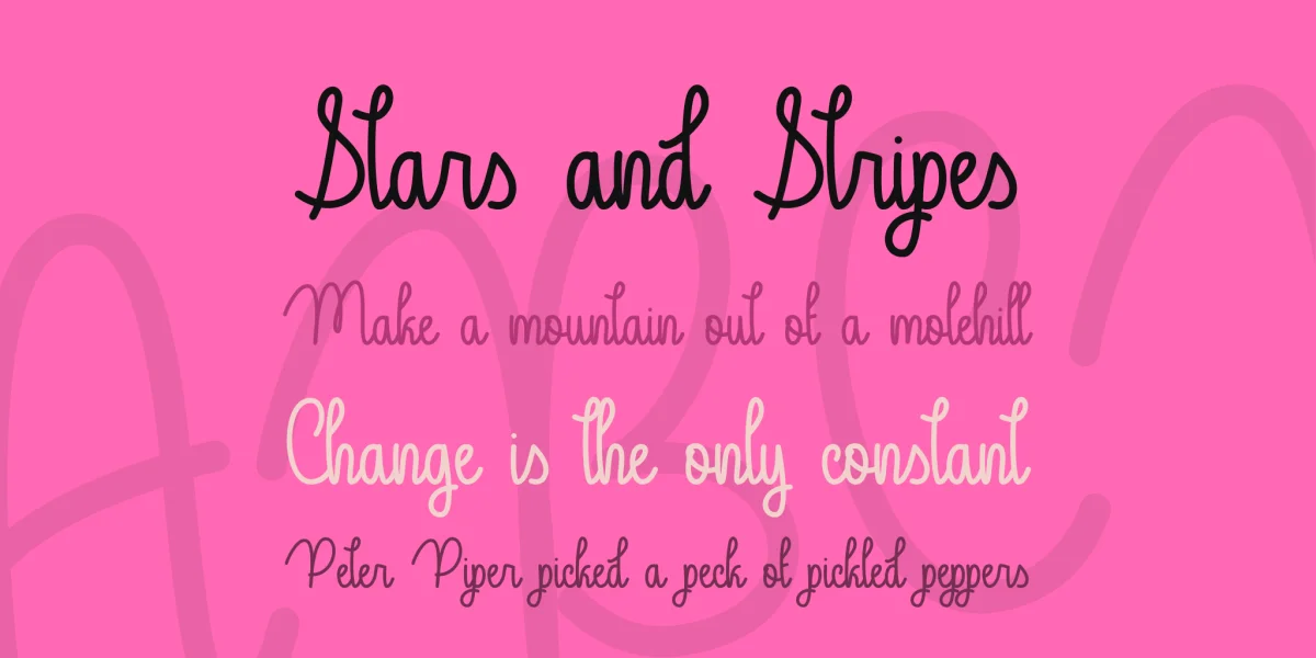 Guys My Age Font preview 2