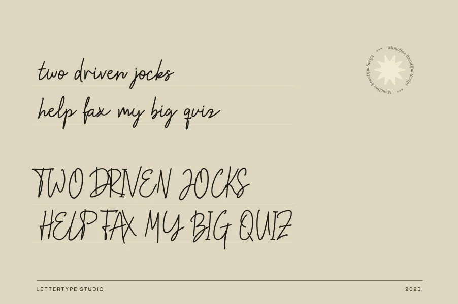 Gwathlyn DEMO Font preview 2