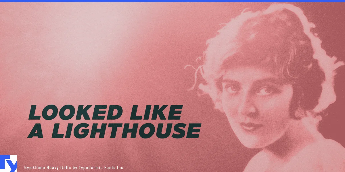 Gymkhana Font preview 5