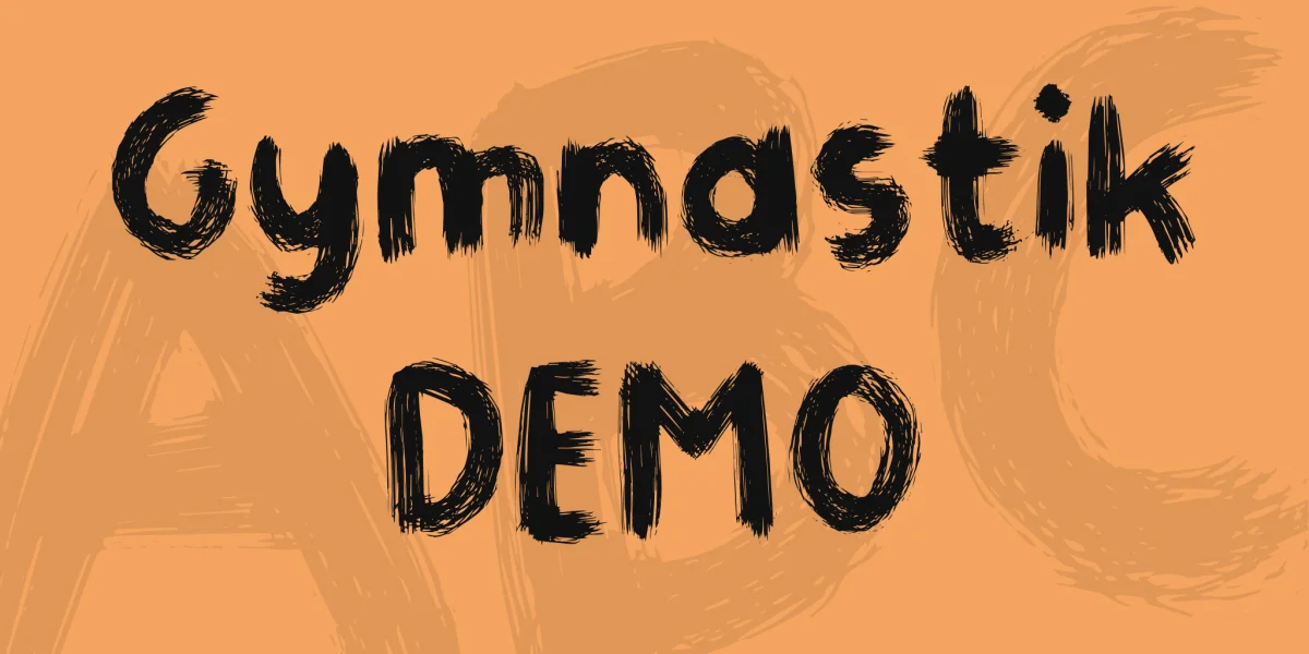 Gymnastik DEMO Font
