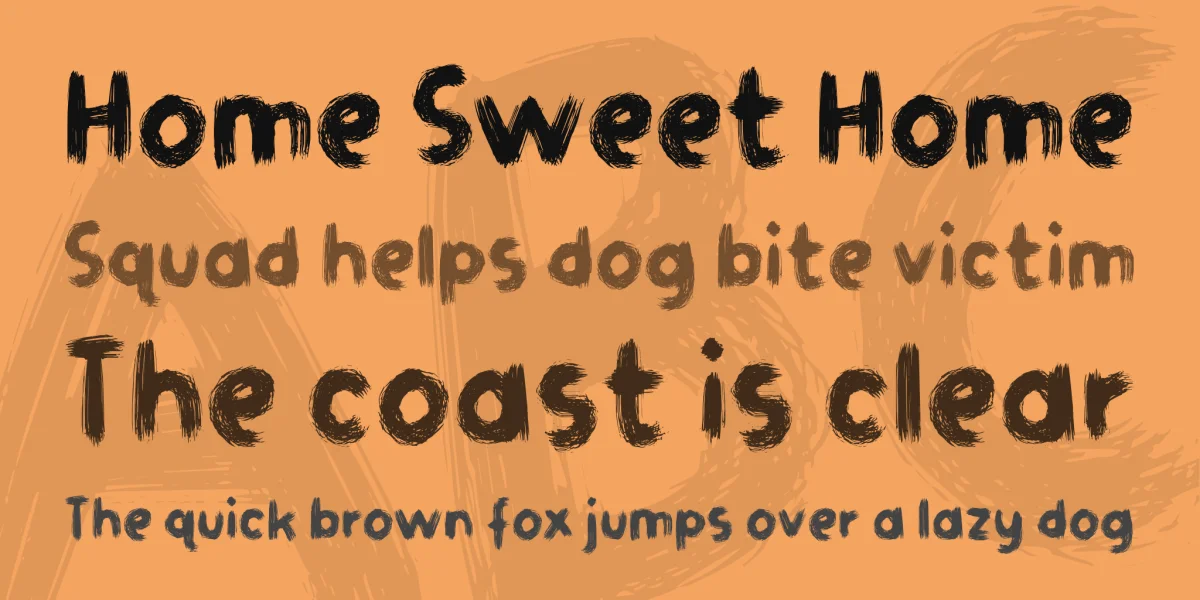 Gymnastik DEMO Font preview 6