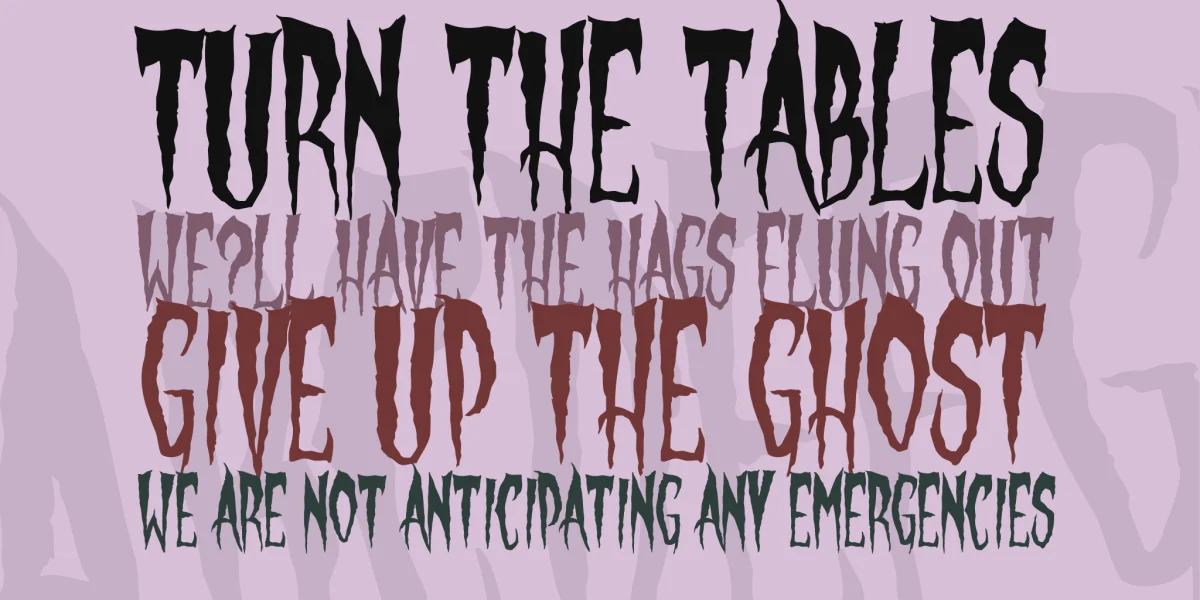 Gypsy Moon Font preview 3