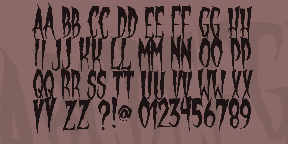 Gypsy Moon Font preview 4