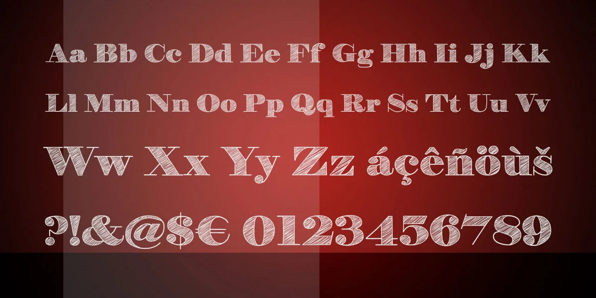 H&B Sketch Demo Font preview 5
