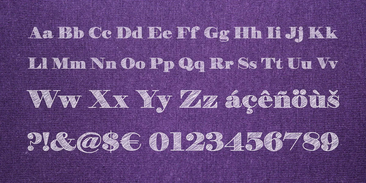 H&B Sketch Demo Font preview 6