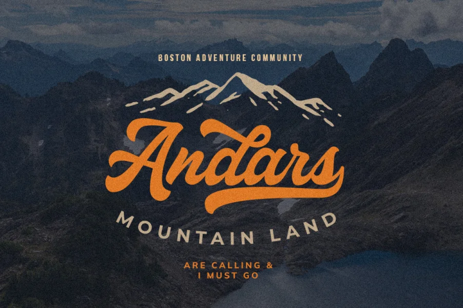 Haglos Font preview 4