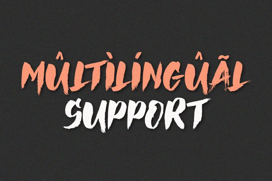 Hai Brush Demo Font preview 5