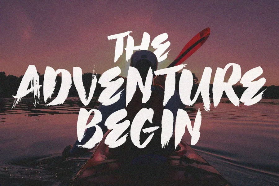Hai Brush Demo Font preview 8
