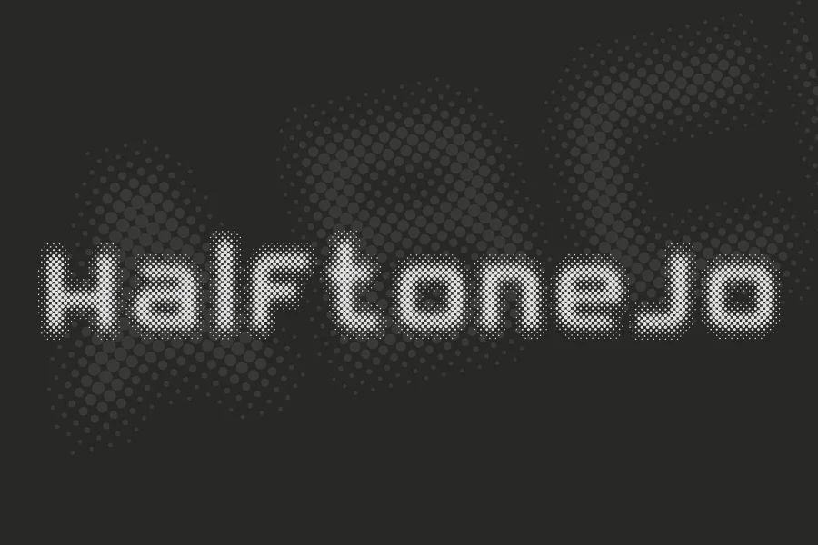 HalftoneJo Font preview 4