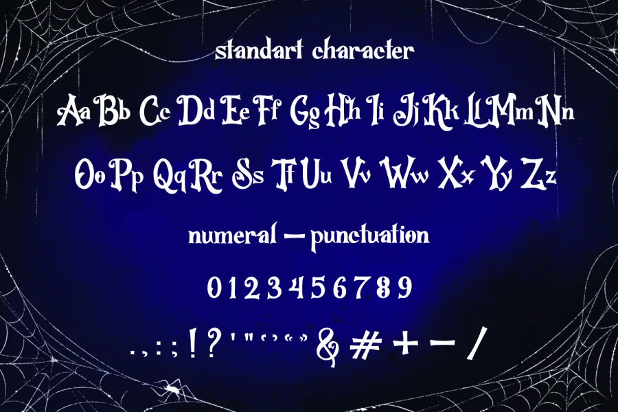 HalloWitchZ Font preview 6