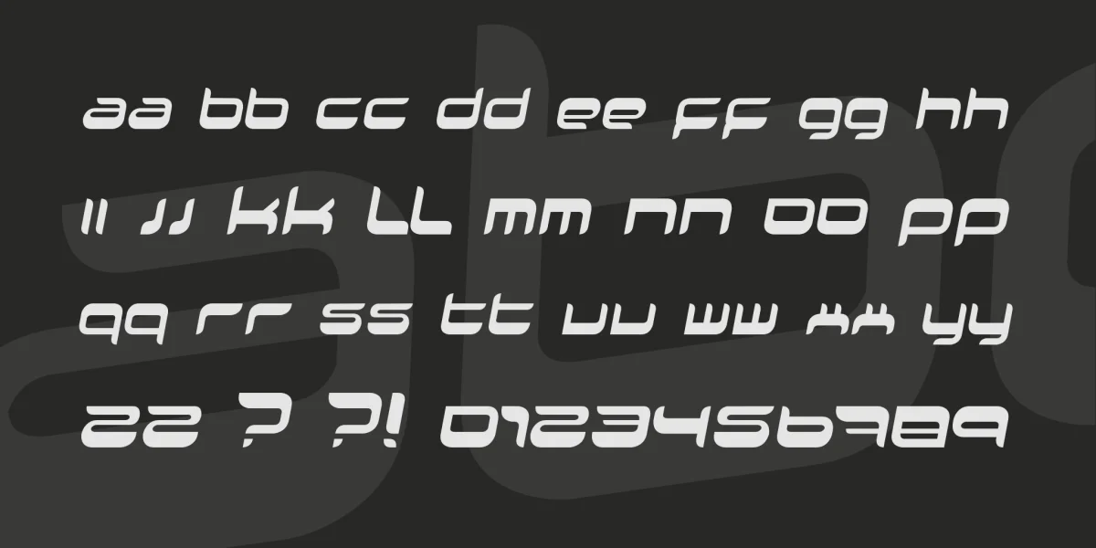 Halo Font preview 2