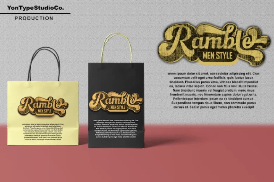 Hamble Font preview 8