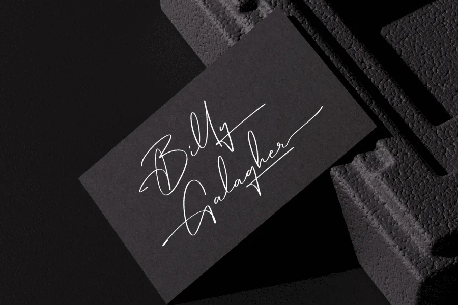 Hamburg Signature Font preview 4