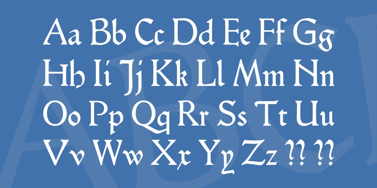 Hamlet Font Family preview 4