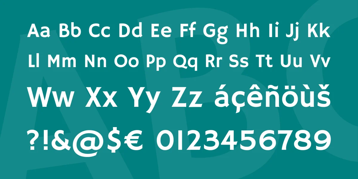 HammersmithOne Font preview 4