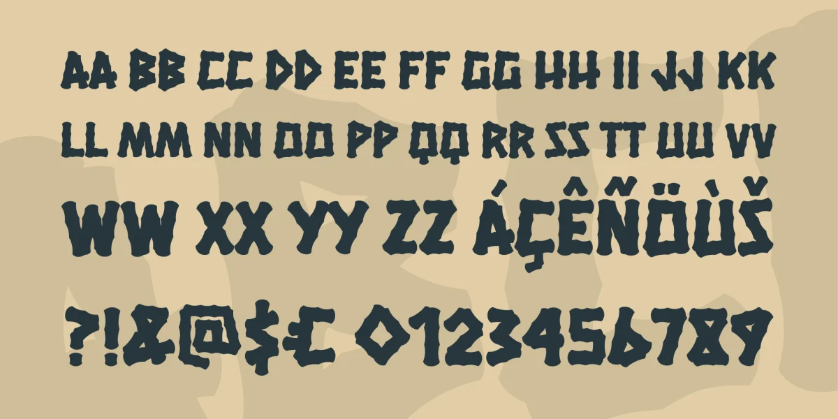 Hanalei Fill Font preview 3