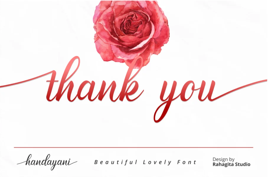 handayani Font preview 6