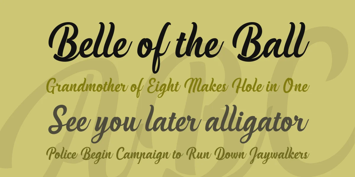 Handycheera Font preview 2