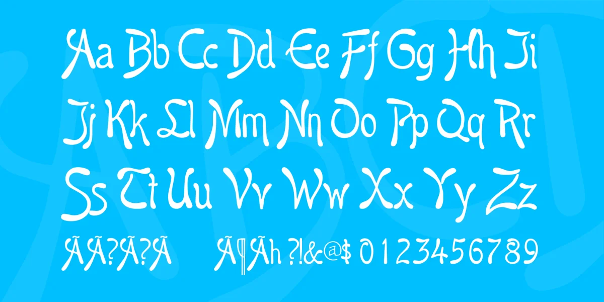 Hansa Font preview 4