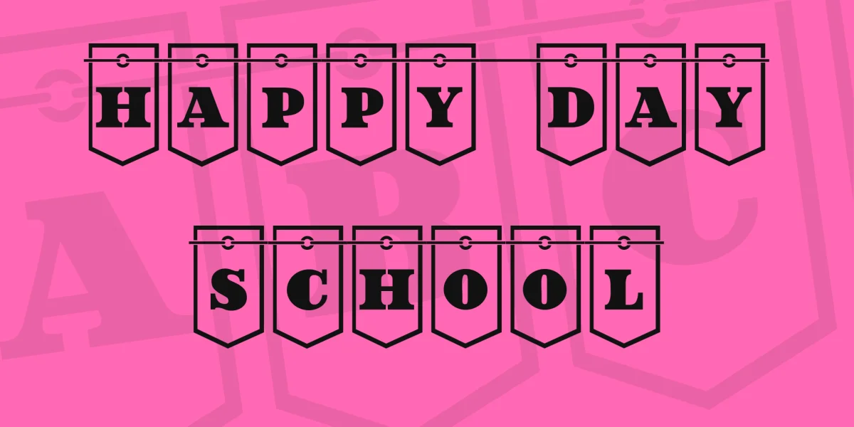 Happy Day School Font Family