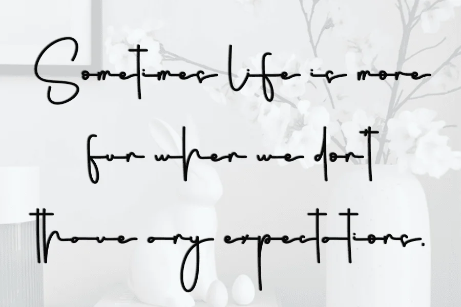 Happy Place Font preview 6