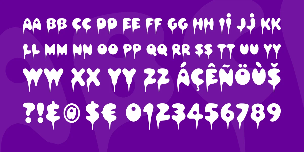 Hapshash Font preview 2