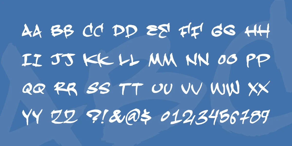 Hardkaze Font preview 2