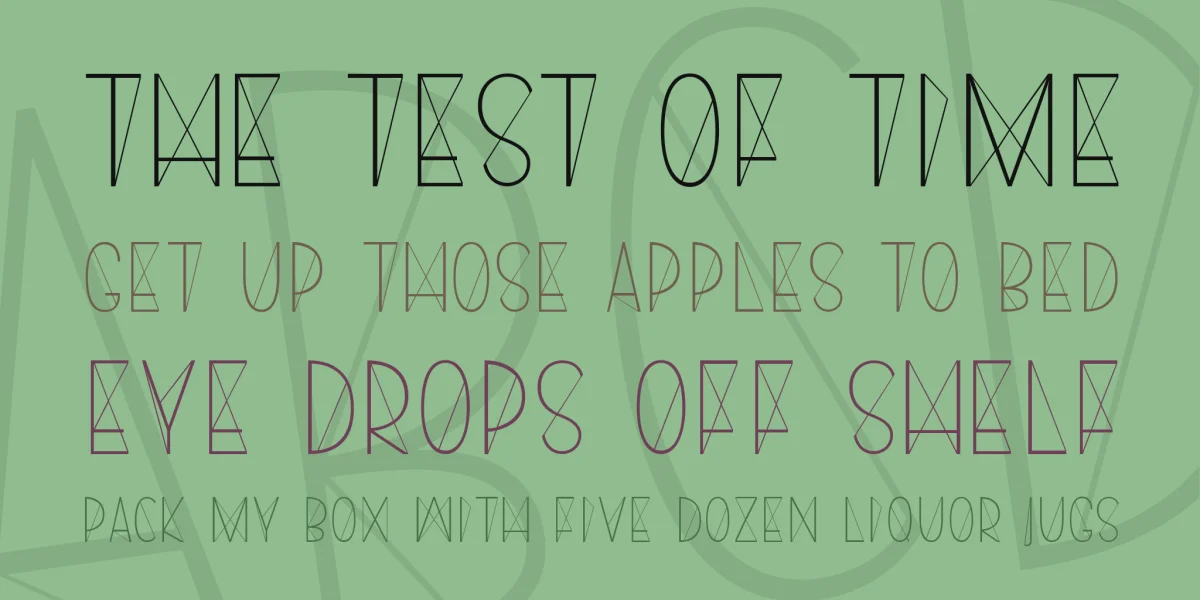 Harry Font preview 2