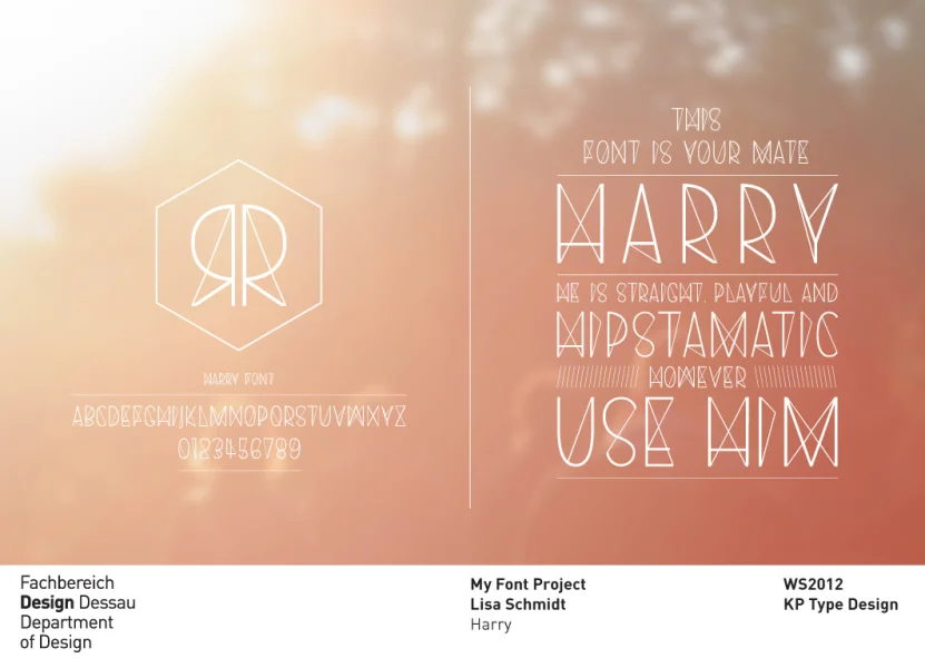 Harry Font preview 4
