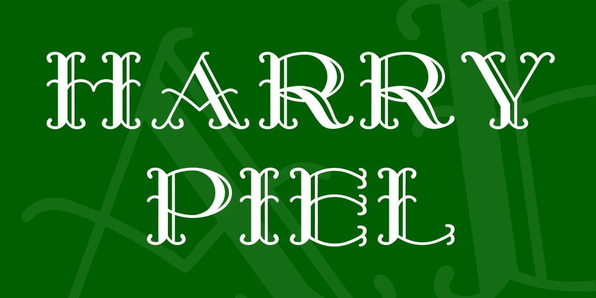 Harry Piel Font