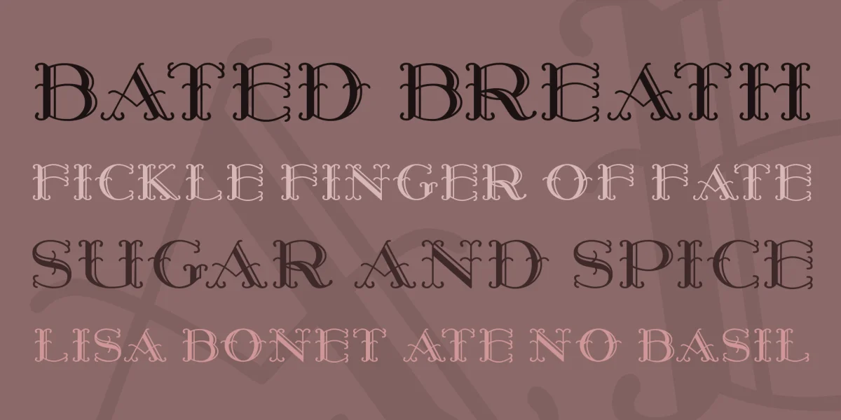 Harry Piel Font preview 2