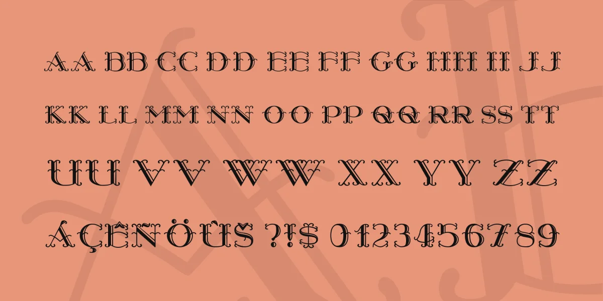 Harry Piel Font preview 3
