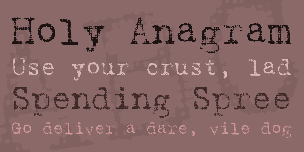 Harting Font preview 2