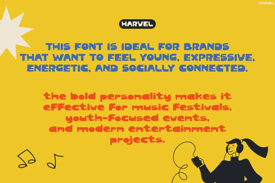 Harvel Font preview 9