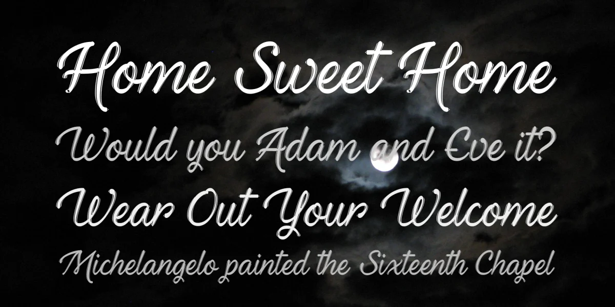 Haunted Eyes Font preview 3