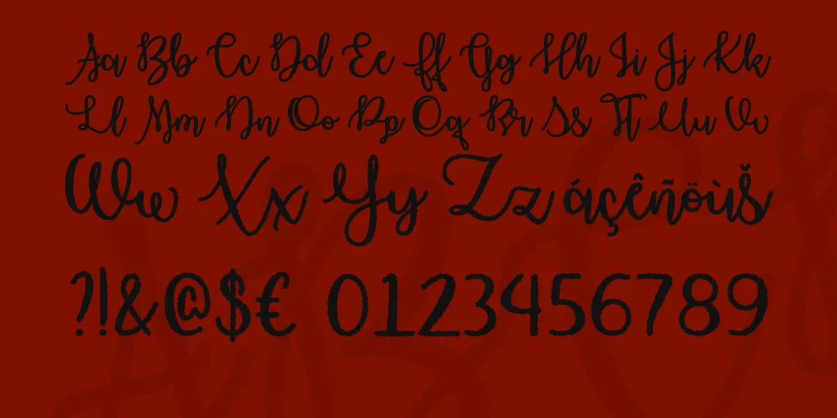 Haunted Moon Font preview 2