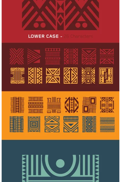 Haus Ethnik Dingbats Font preview 2