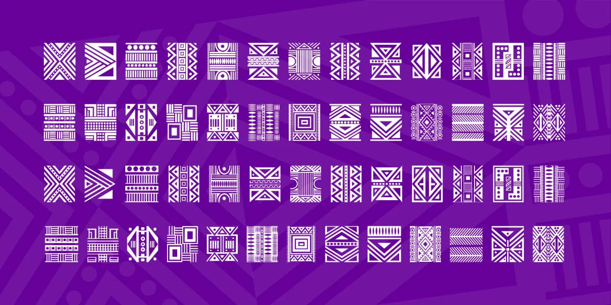 Haus Ethnik Dingbats Font preview 3
