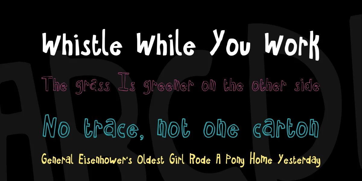 Havent Slept in Two Days Font Family preview 2