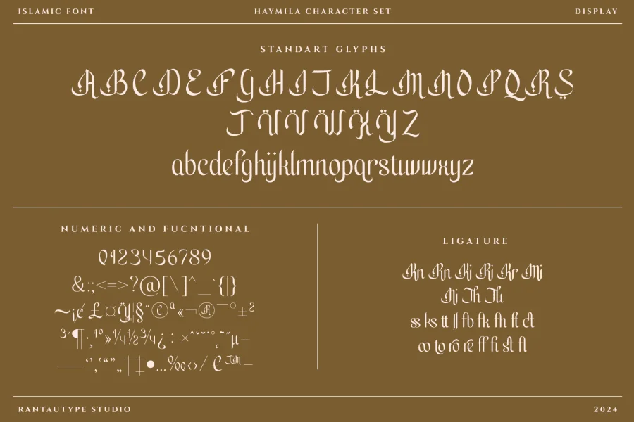 Haymila Font preview 19
