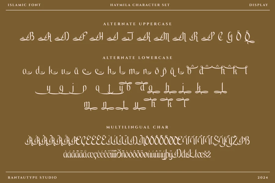 Haymila Font preview 20