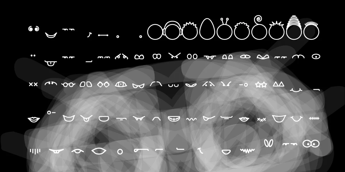 Head-Ding Maker BRK Font preview 2