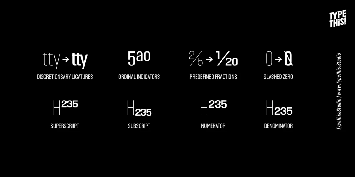 Headlines Font Family preview 7