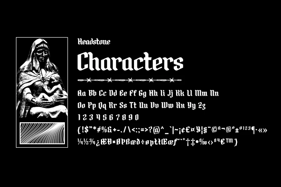 Headstone DEMO Font Family preview 10