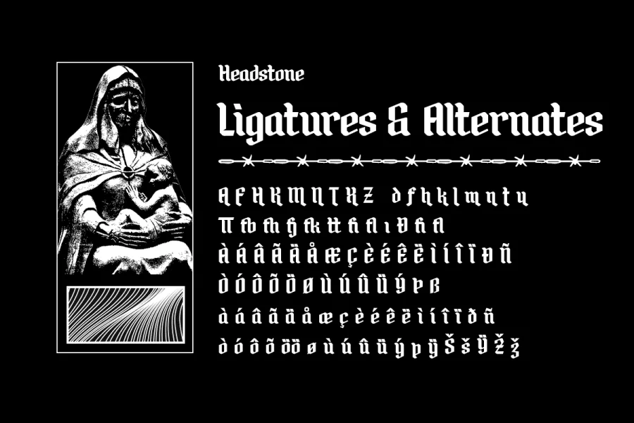 Headstone DEMO Font Family preview 11