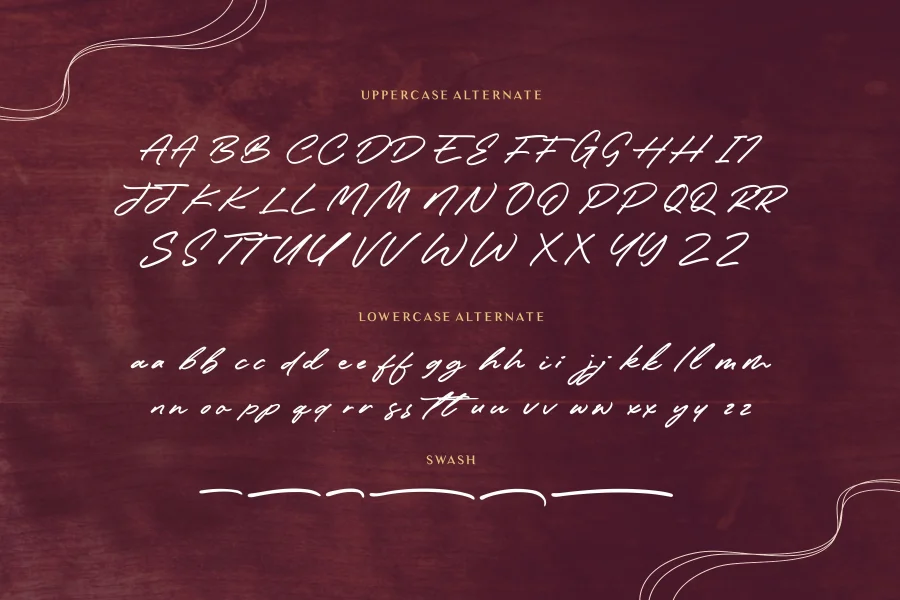 Headwood Font preview 7