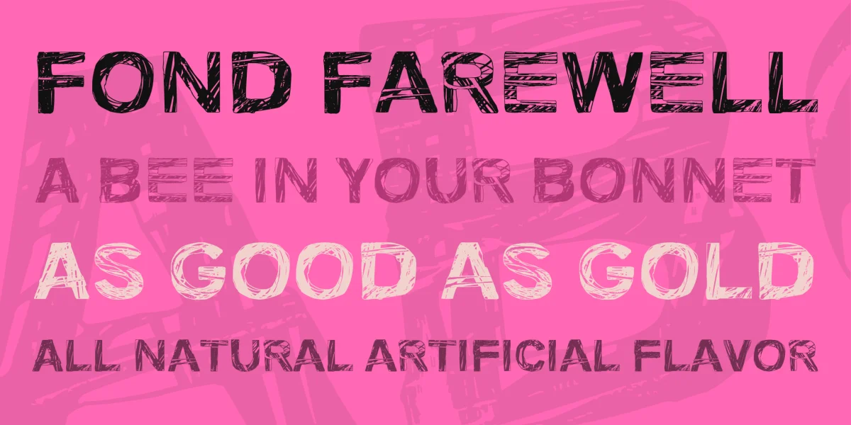 Heartjungle Font preview 3